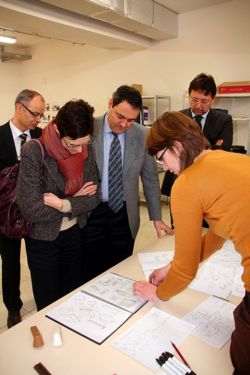 L’Ambasciatrice Monika Ruehl - Burzi visita la sede Politec